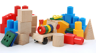 Bereits für kleine Kinder geeignet: Das Holzspielzeug